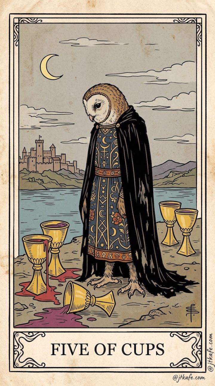 Five of Cups