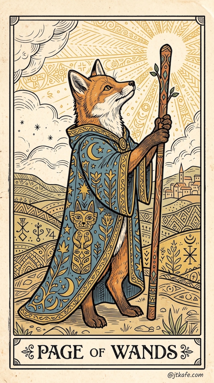 Page of Wands Reversed